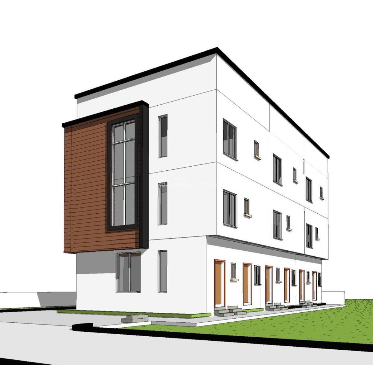 4 Bedroom Terrace, Durosimi Etti., Lekki Phase 1, Lekki, Lagos, Terraced Duplex for Sale