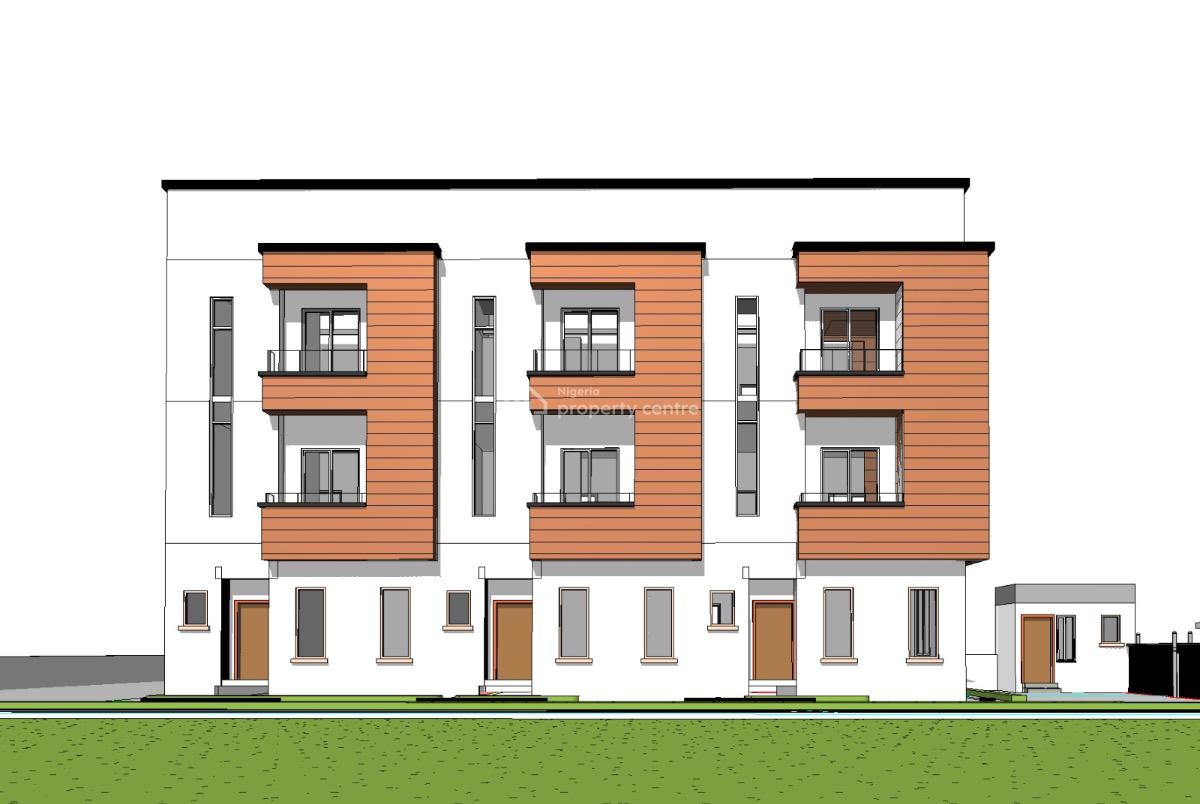 4 Bedroom Terrace, Durosimi Etti., Lekki Phase 1, Lekki, Lagos, Terraced Duplex for Sale