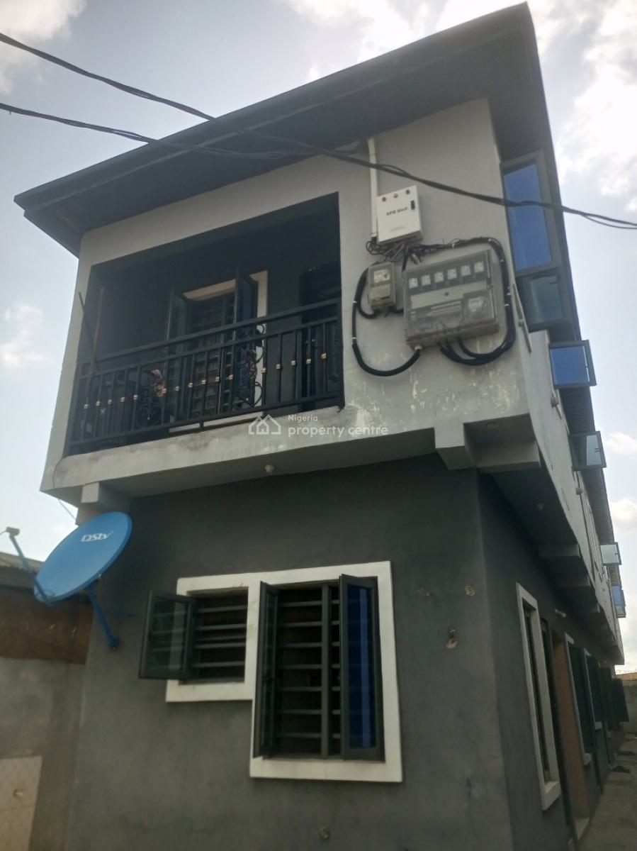 Clean Mini Flat Upstairs, Canoe Axis, Oke Afa, Isolo, Lagos, Mini Flat (room and Parlour) for Rent