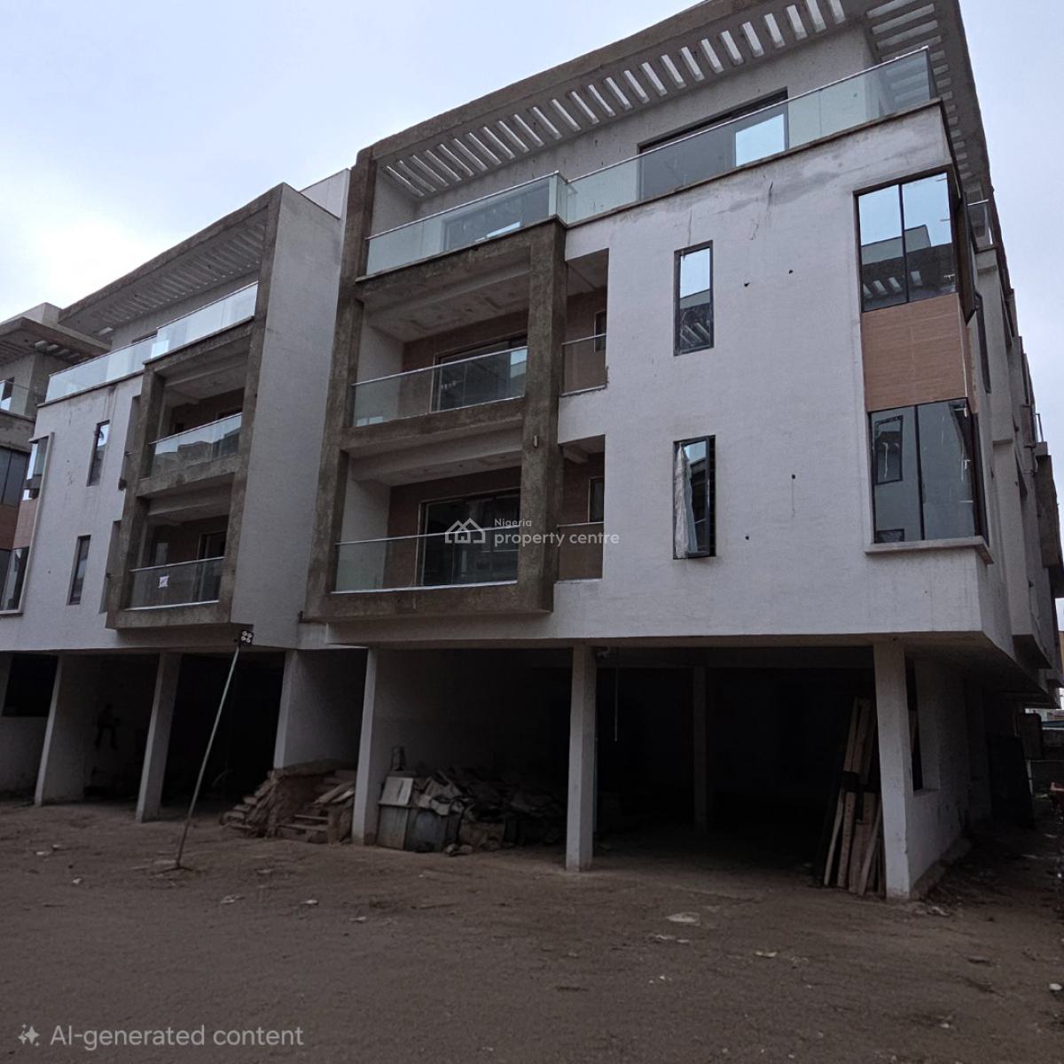 Classic 4 Bed Apt Duplex with Bq, Elevator, Pool and Gym, Halcycon Court, Adeniyi Jones, Ikeja, Lagos, Semi-detached Duplex for Sale