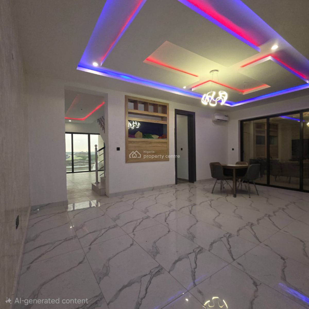 Classic 4 Bed Apt Duplex with Bq, Elevator, Pool and Gym, Halcycon Court, Adeniyi Jones, Ikeja, Lagos, Semi-detached Duplex for Sale