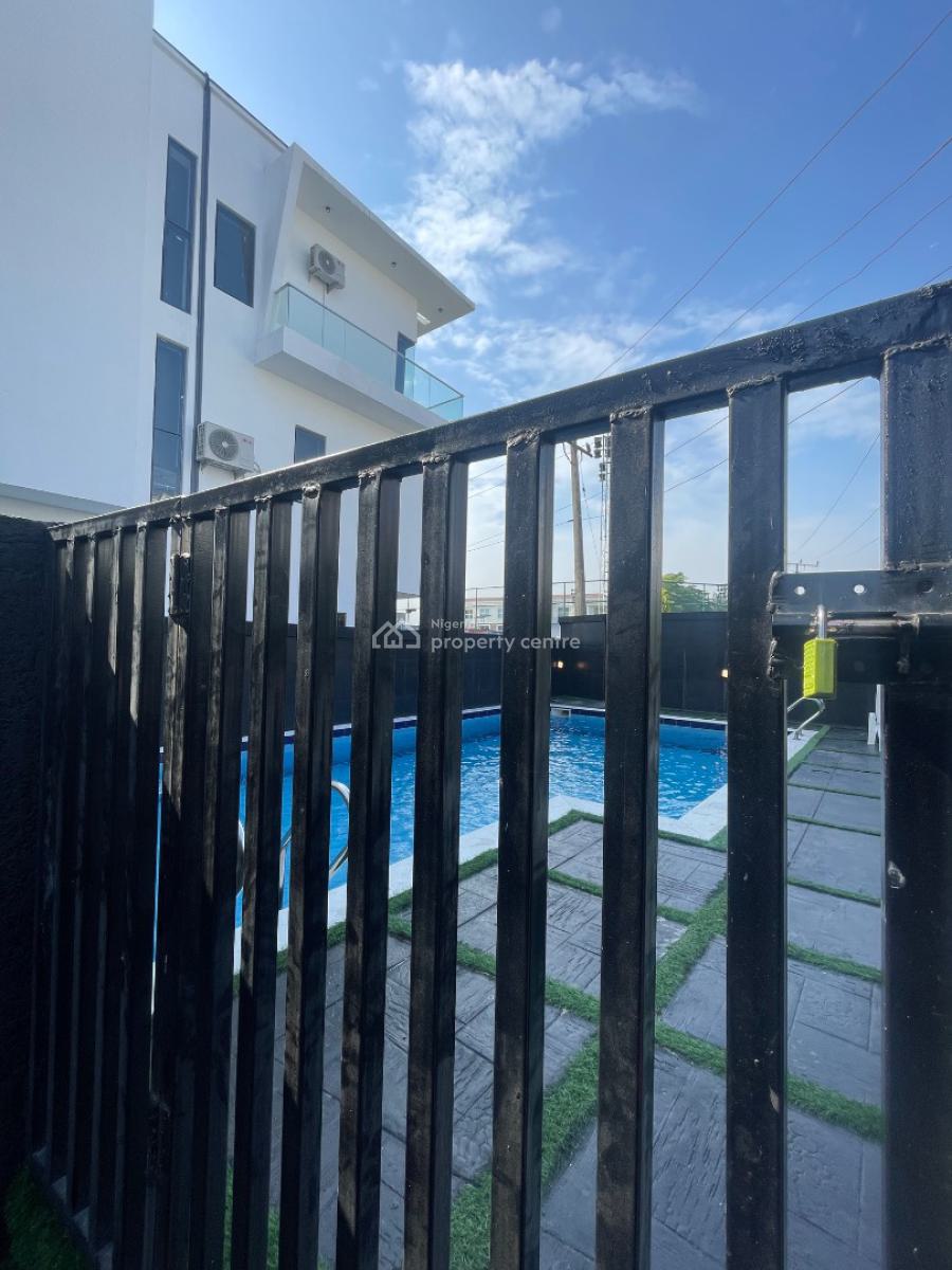 4 Bedroom Terrace Duplex with Pool Gym  and Childrens Play Area, Ikate, Lekki, Lagos, Terraced Duplex for Sale