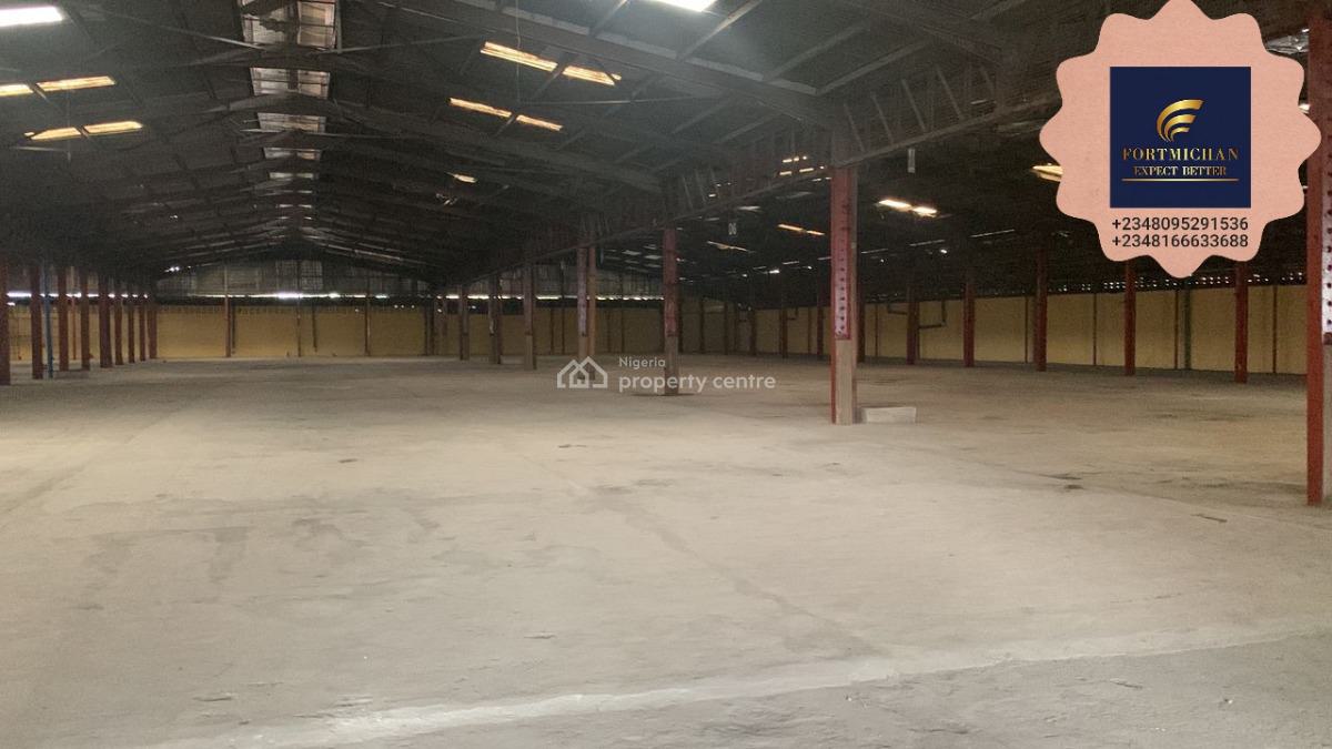 Prime 68,000 Sqft Massive Warehouse for Storage & Light Production, Ogba, Ikeja, Lagos, Warehouse for Rent
