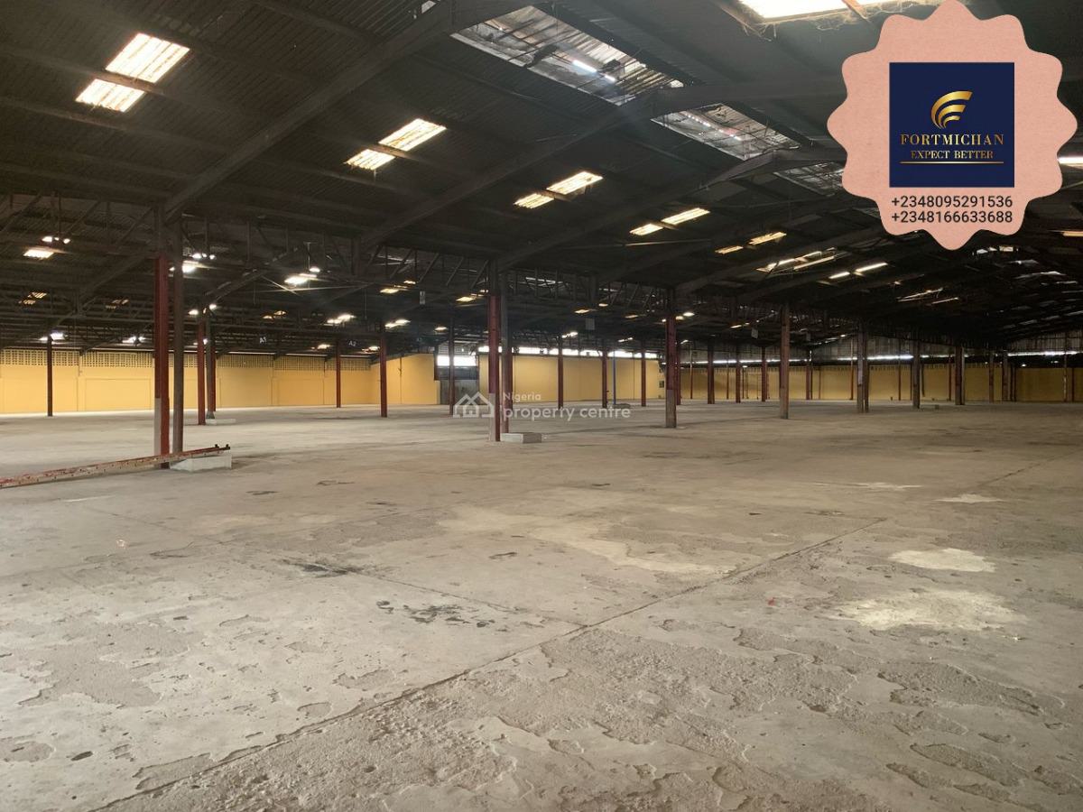 Prime 68,000 Sqft Massive Warehouse for Storage & Light Production, Ogba, Ikeja, Lagos, Warehouse for Rent