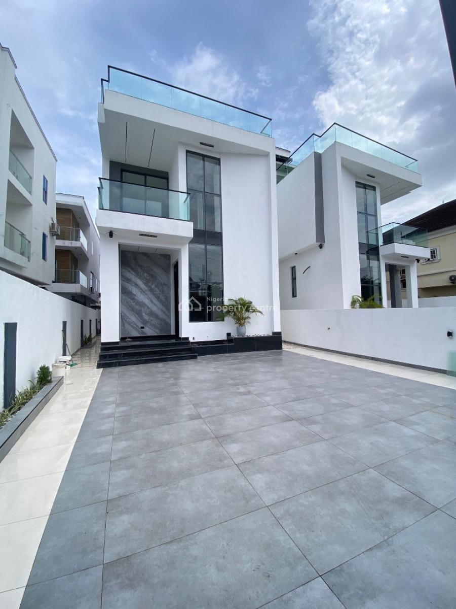 5 Bedroom Fully Detached Duplex with Bq, Pool, Gym, Cinema, Chevy View Estate, Chevron, Lekki, Lagos, Detached Duplex for Sale