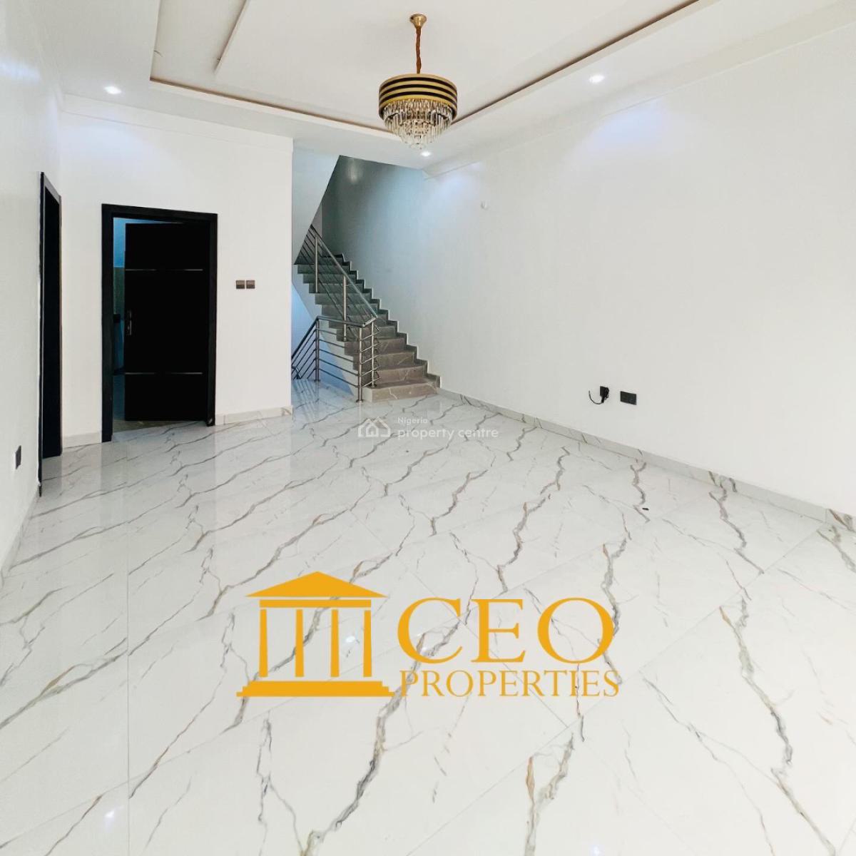 Newly Built 4 Bedroom Self Serviced Terrace Duplex, Ilasan, Lekki, Lagos, Terraced Duplex for Sale
