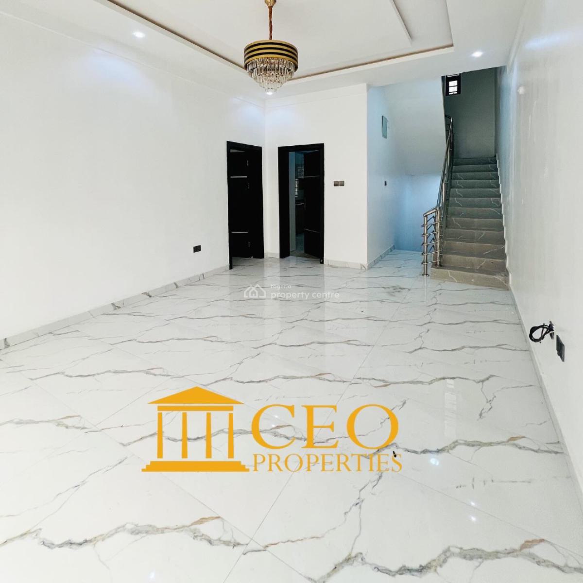 Newly Built 4 Bedroom Self Serviced Terrace Duplex, Ilasan, Lekki, Lagos, Terraced Duplex for Sale