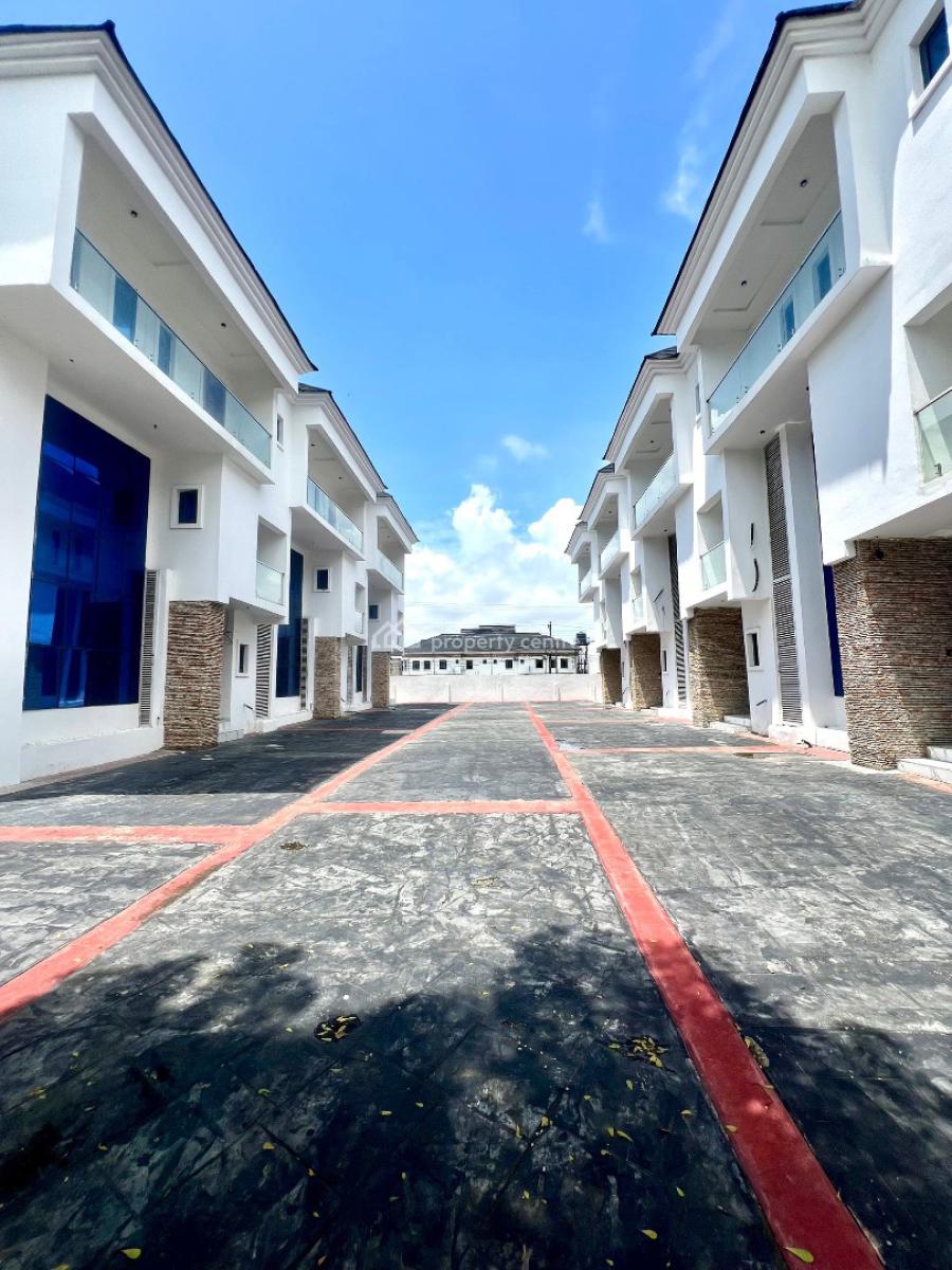 Well Finished 4 Bedroom Terrace Duplex with Bq, Orchid Road, Lekki, Lagos, Terraced Duplex for Sale