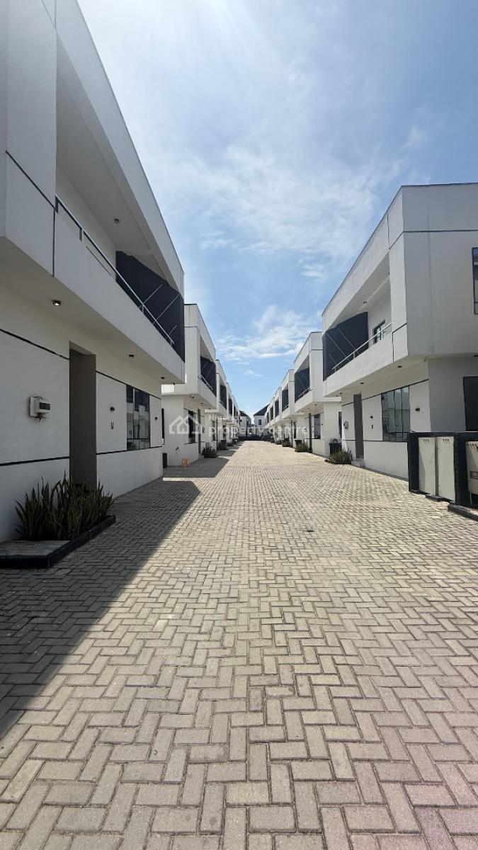 Well Finished 4 Bedroom Terraced Duplex with Bq and Pool, Orchid Road, Lekki, Lagos, Terraced Duplex for Sale