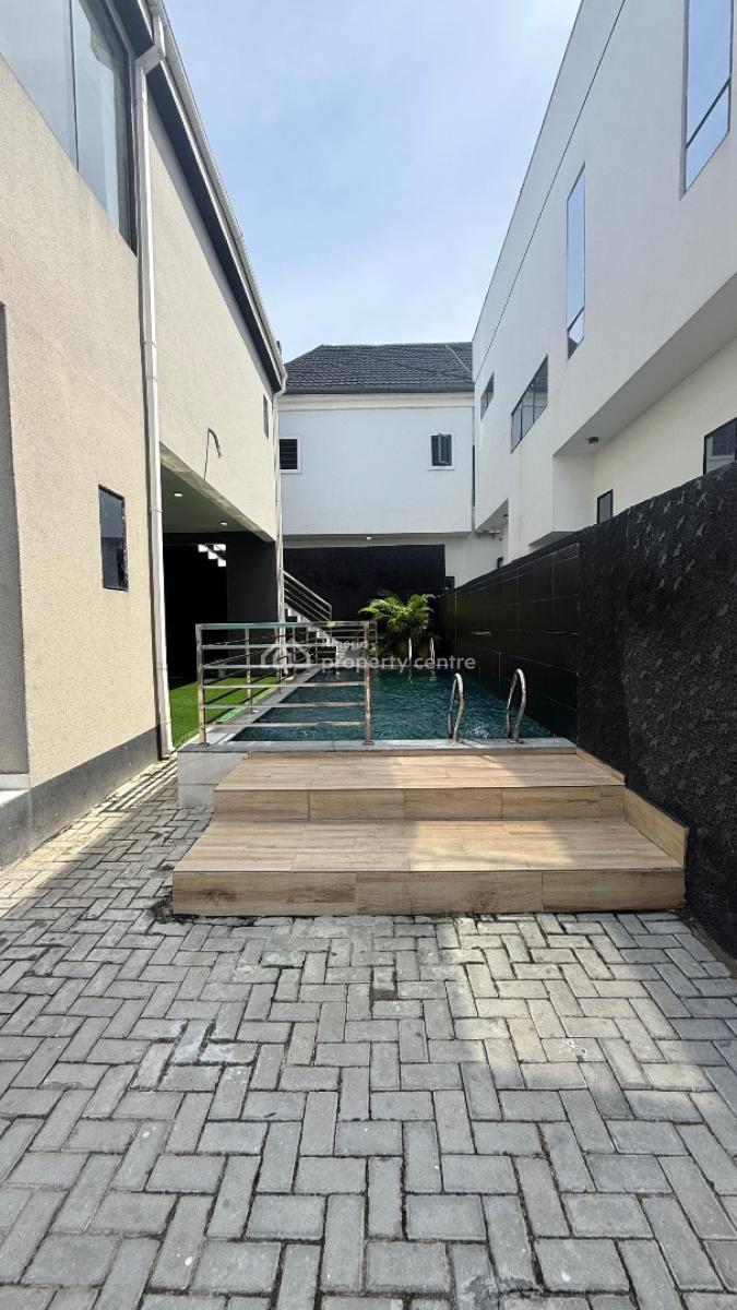 Well Finished 4 Bedroom Terraced Duplex with Bq and Pool, Orchid Road, Lekki, Lagos, Terraced Duplex for Sale