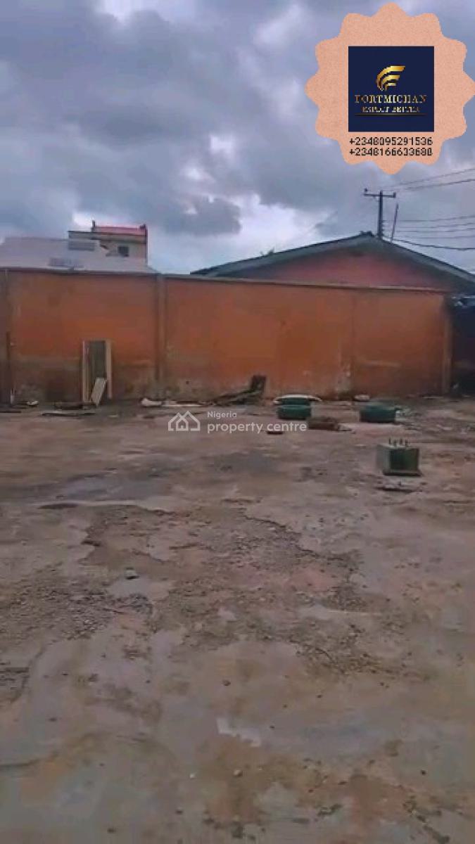 Prime, Spacious Land with Old Bungalow, Alausa, Ikeja, Lagos, Commercial Land for Rent