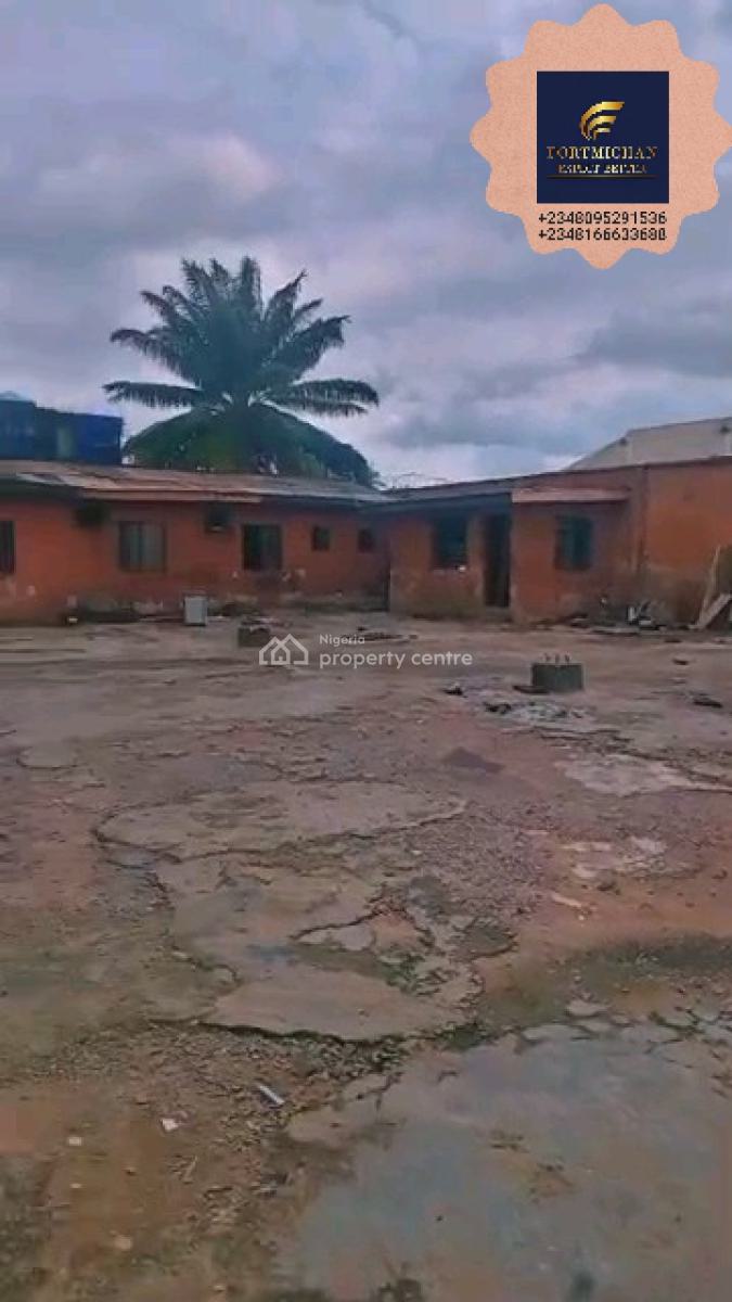 Prime, Spacious Land with Old Bungalow, Alausa, Ikeja, Lagos, Commercial Land for Rent