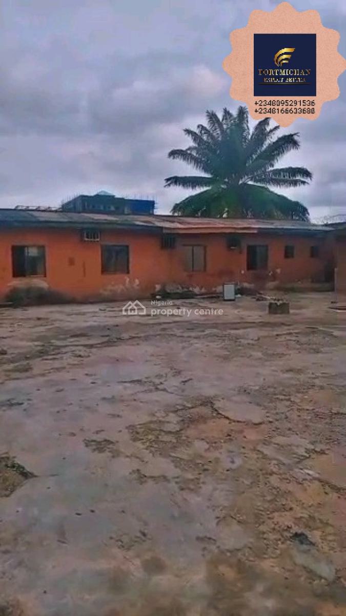Prime, Spacious Land with Old Bungalow, Alausa, Ikeja, Lagos, Commercial Land for Rent