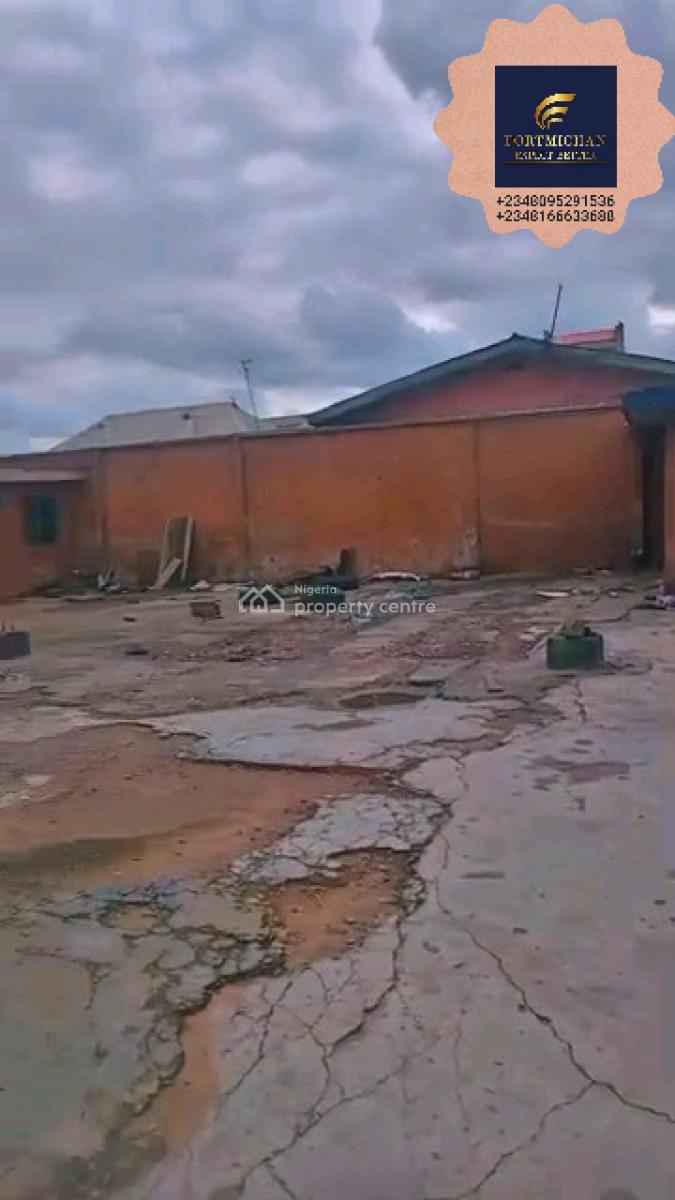 Prime, Spacious Land with Old Bungalow, Alausa, Ikeja, Lagos, Commercial Land for Rent