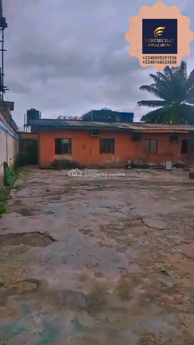 Prime, Spacious Land with Old Bungalow, Alausa, Ikeja, Lagos, Commercial Land for Rent