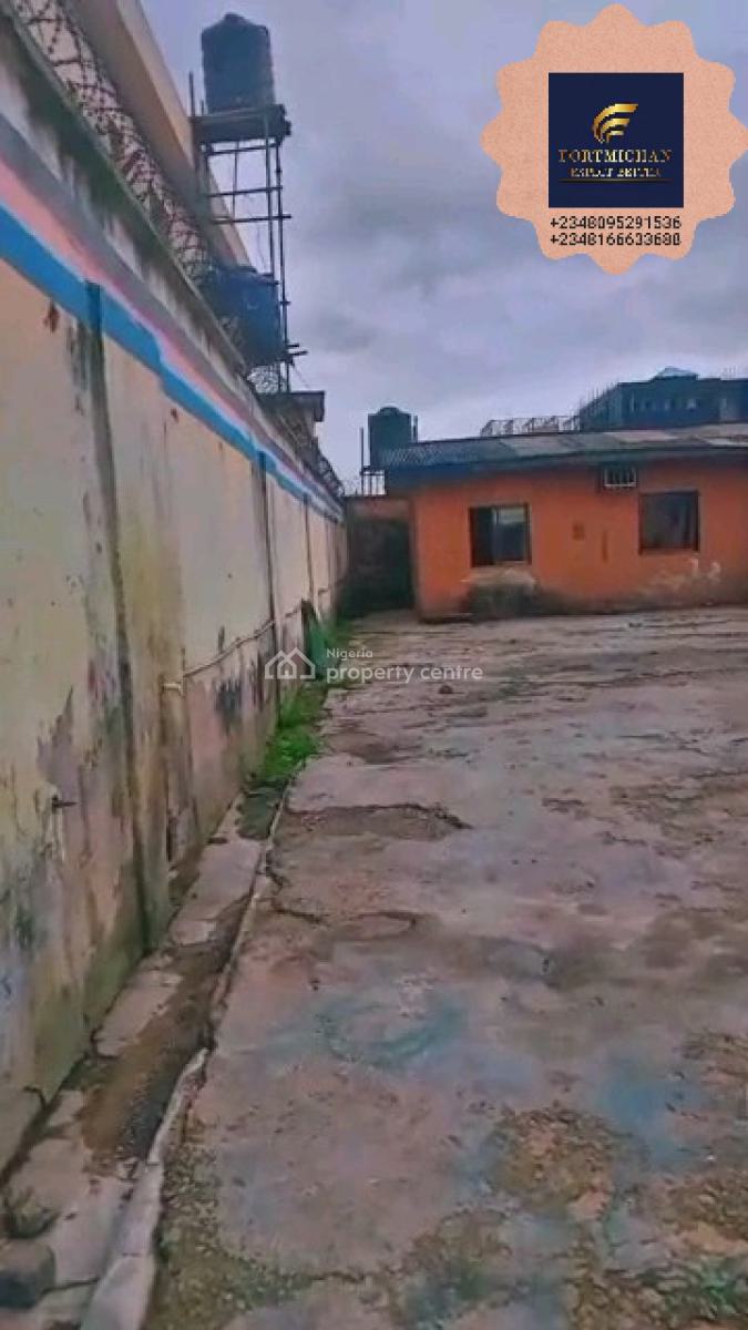 Prime, Spacious Land with Old Bungalow, Alausa, Ikeja, Lagos, Commercial Land for Rent
