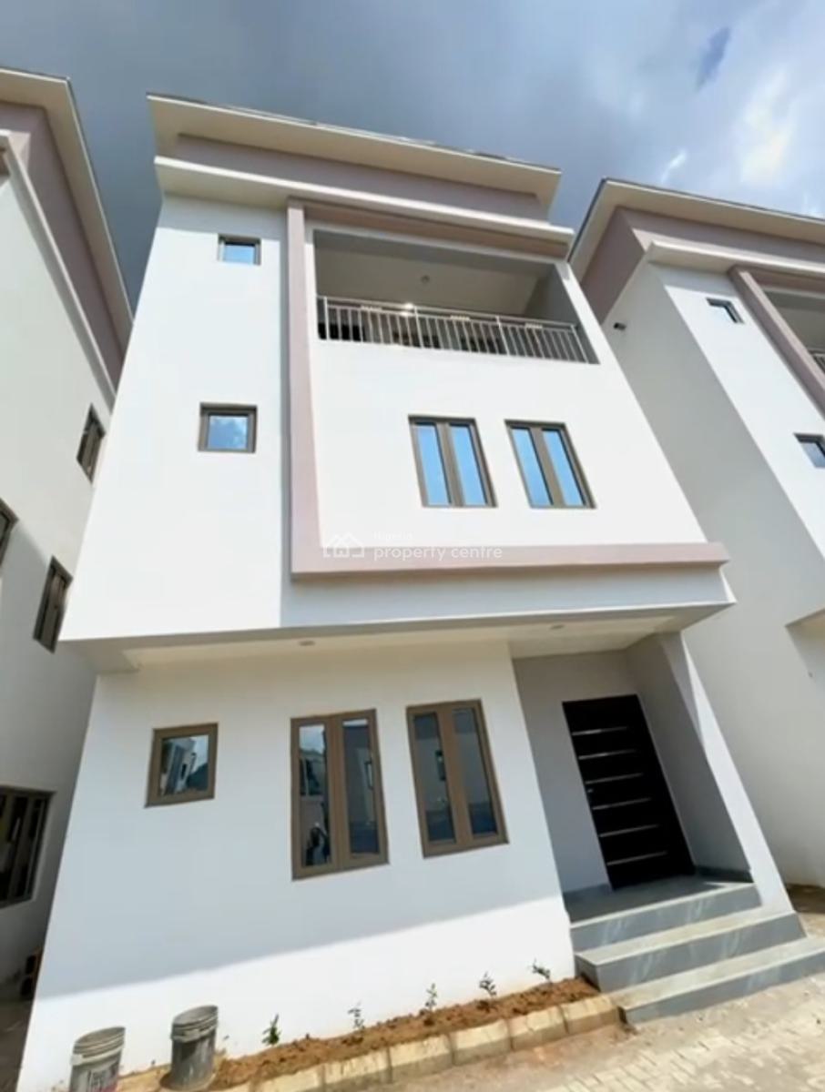 Newly Built 4 Bedroom Terrace Duplex with Bq. Tarred Roads., Katampe Main, Katampe, Abuja, Terraced Duplex for Sale