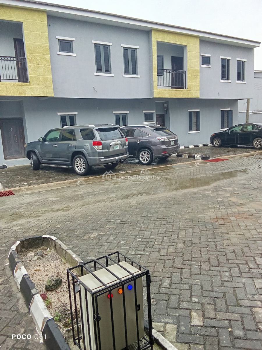 Spacious 3 Bedroom Terrace Duplex with Bq, Sangotedo, Ajah, Lagos, Terraced Duplex for Rent