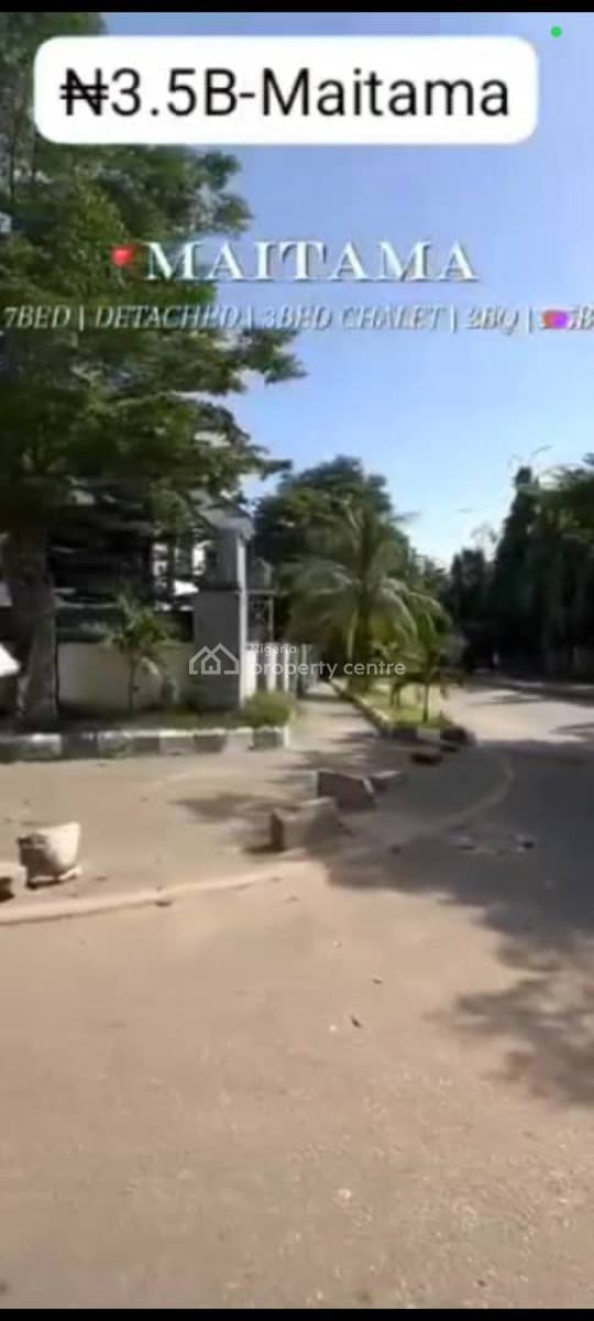 Furnished 5 Bedrooms Fully Detached Duplex, Aso Drive, Maitama District, Abuja, Detached Duplex for Sale