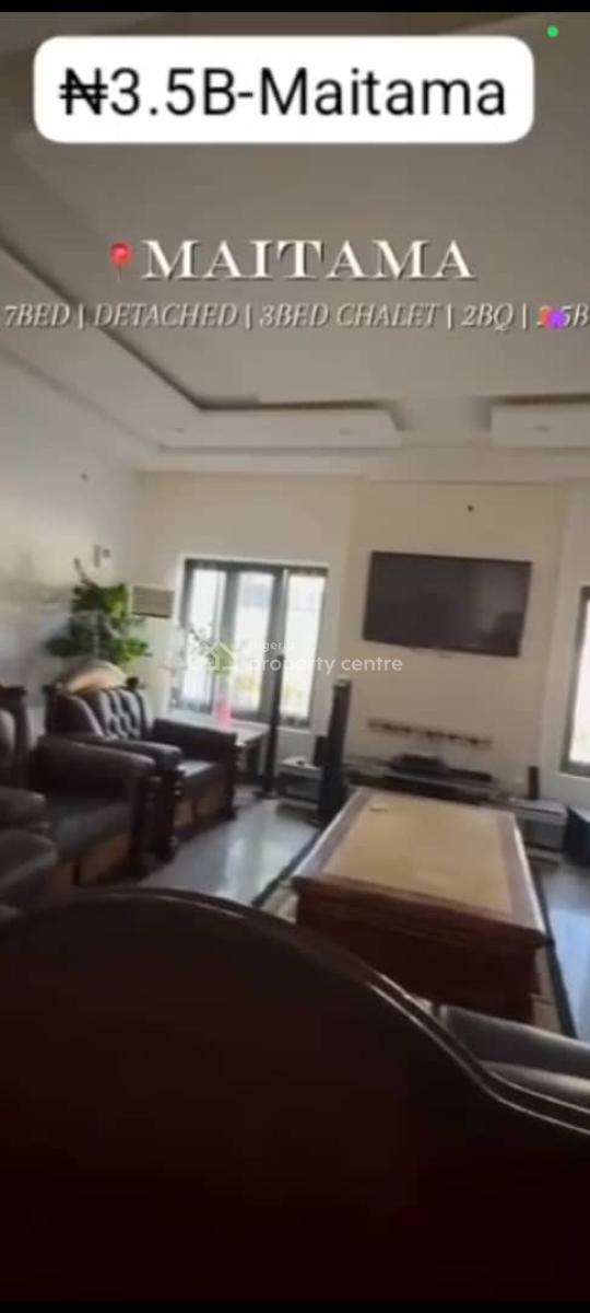 Furnished 5 Bedrooms Fully Detached Duplex, Aso Drive, Maitama District, Abuja, Detached Duplex for Sale