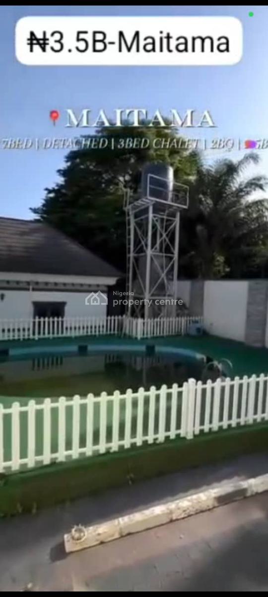 Furnished 5 Bedrooms Fully Detached Duplex, Aso Drive, Maitama District, Abuja, Detached Duplex for Sale