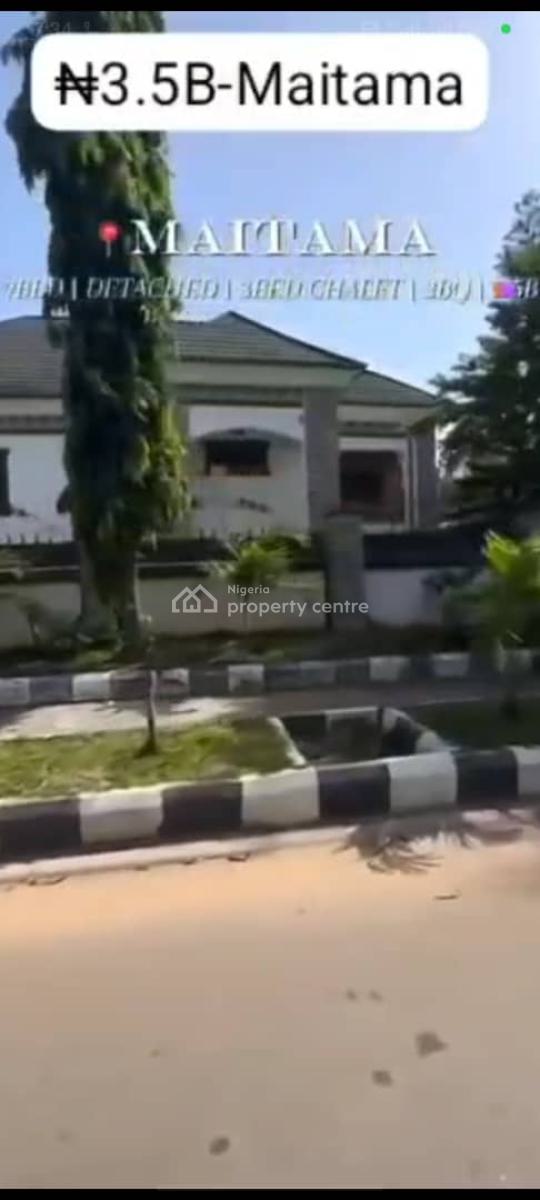 Furnished 5 Bedrooms Fully Detached Duplex, Aso Drive, Maitama District, Abuja, Detached Duplex for Sale