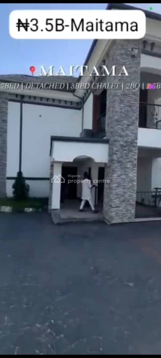 Furnished 5 Bedrooms Fully Detached Duplex, Aso Drive, Maitama District, Abuja, Detached Duplex for Sale
