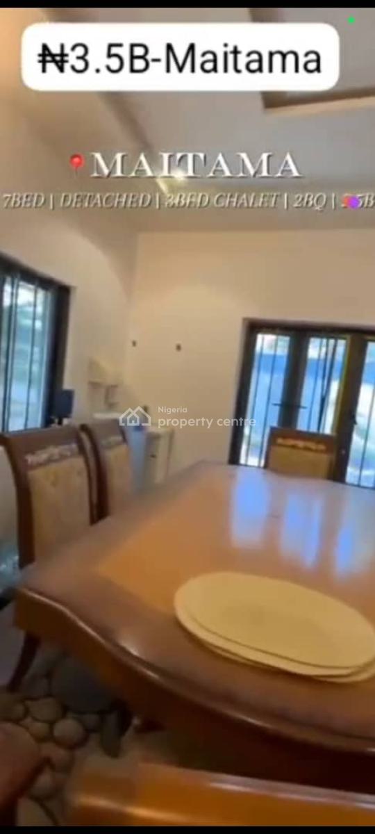 Furnished 5 Bedrooms Fully Detached Duplex, Aso Drive, Maitama District, Abuja, Detached Duplex for Sale