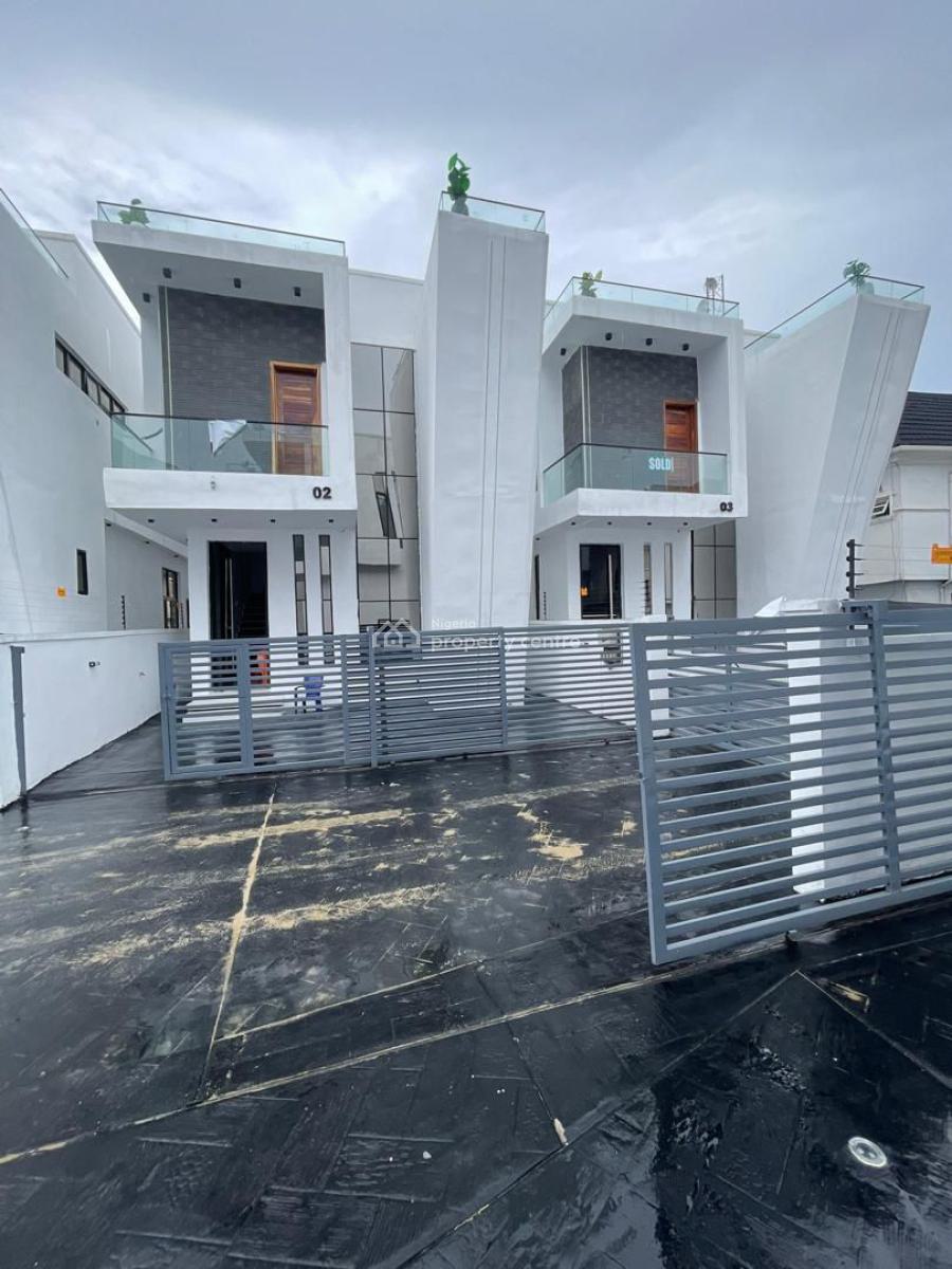 Luxury 4 Bedroom Fully Detached Duplex with Bq, Ikota, Lekki, Lagos, Detached Duplex for Rent