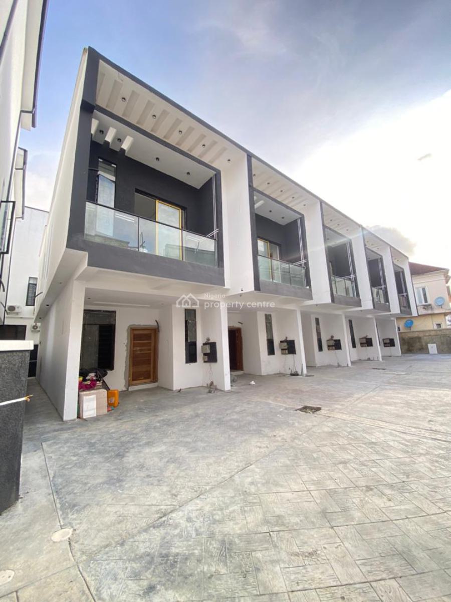 Brand New 3 Bedroom Terrace Duplex in a Secured Estate, Chevron, Lekki, Lagos, Terraced Duplex for Sale