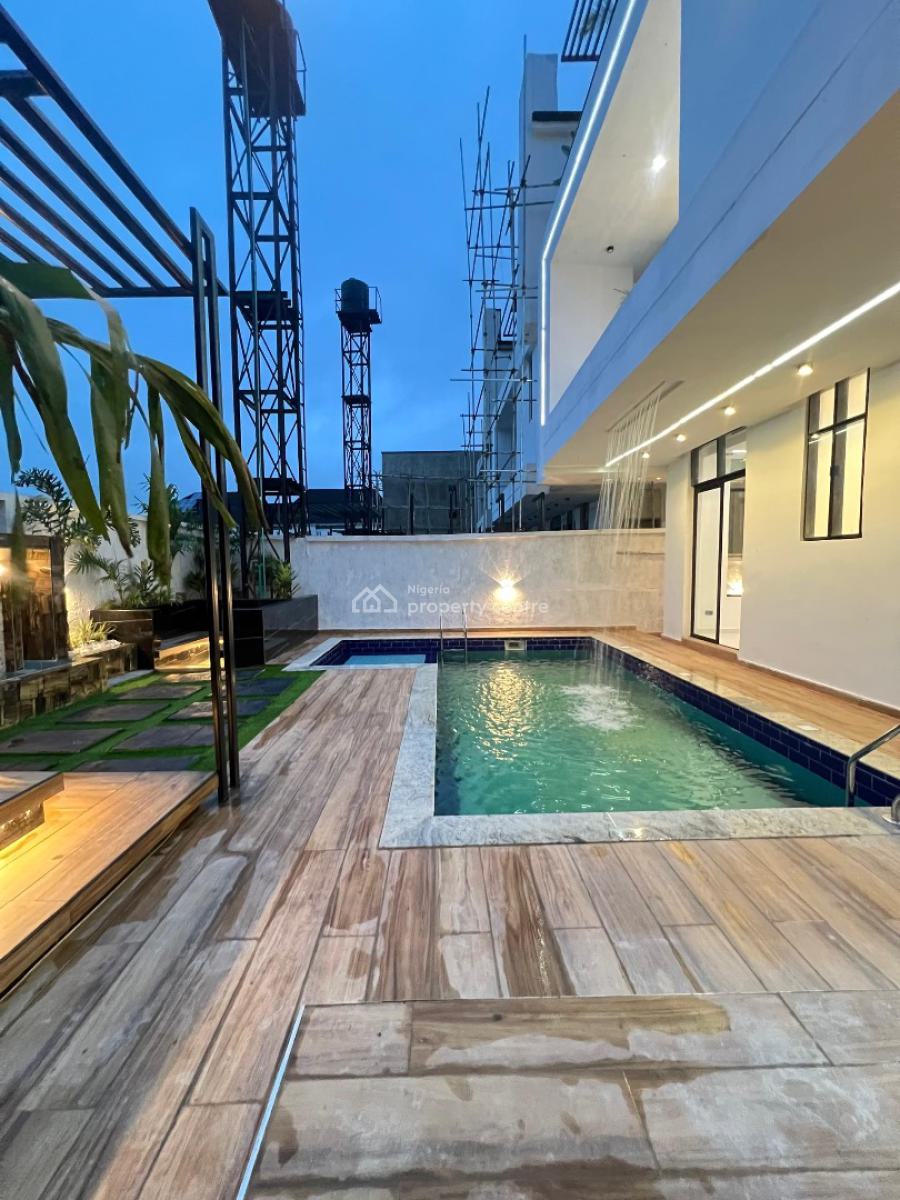 Magnificent 6 Bedroom Detached Duplex with a Cinema, Lounge Area, Pool, Chevron, Lekki Phase 1, Lekki, Lagos, Detached Duplex for Sale
