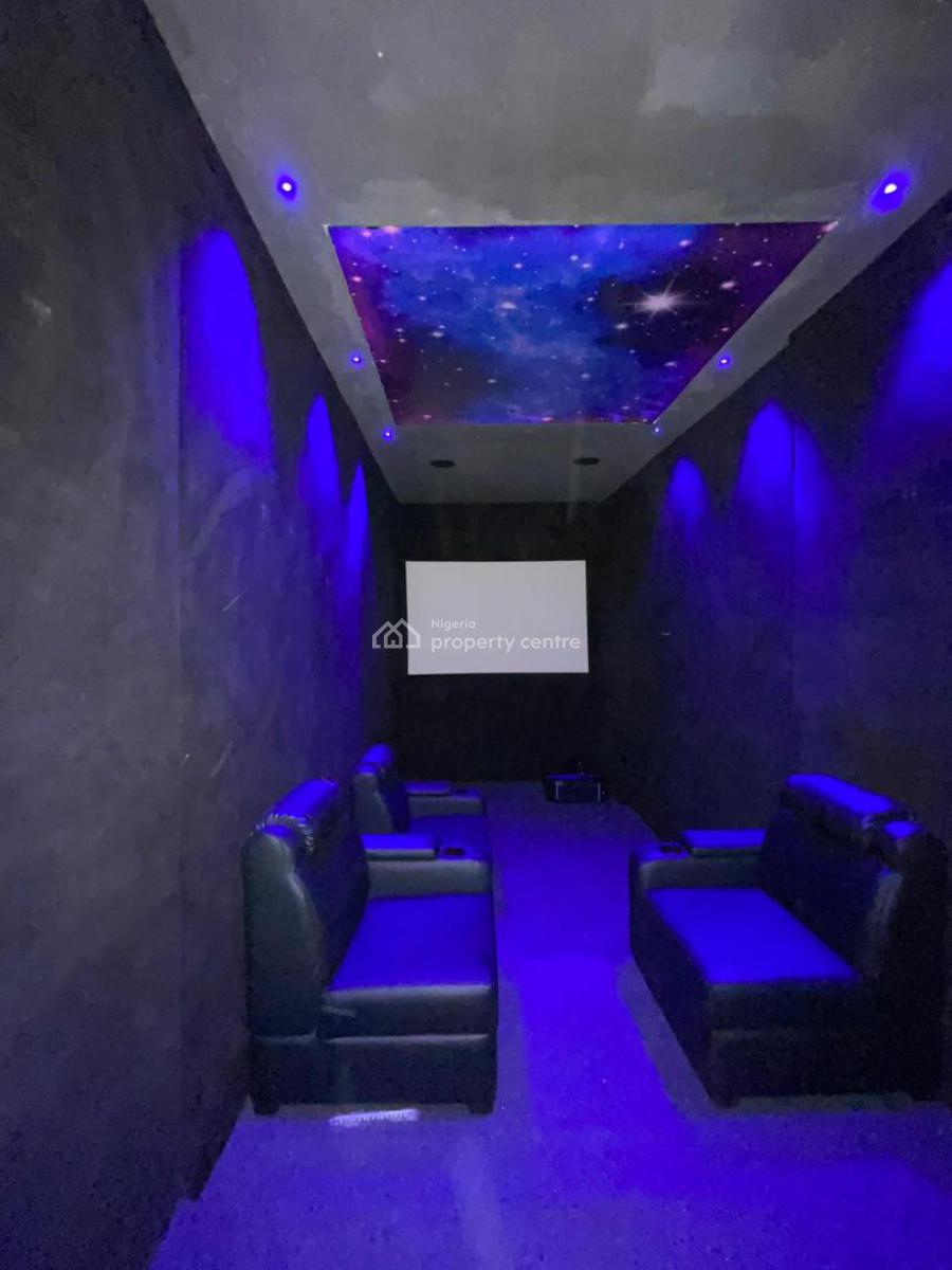 Stunning 6 Bedroom Duplex with a Bq, Pool, Cinema, Chevron, Lekki, Lagos, House for Sale