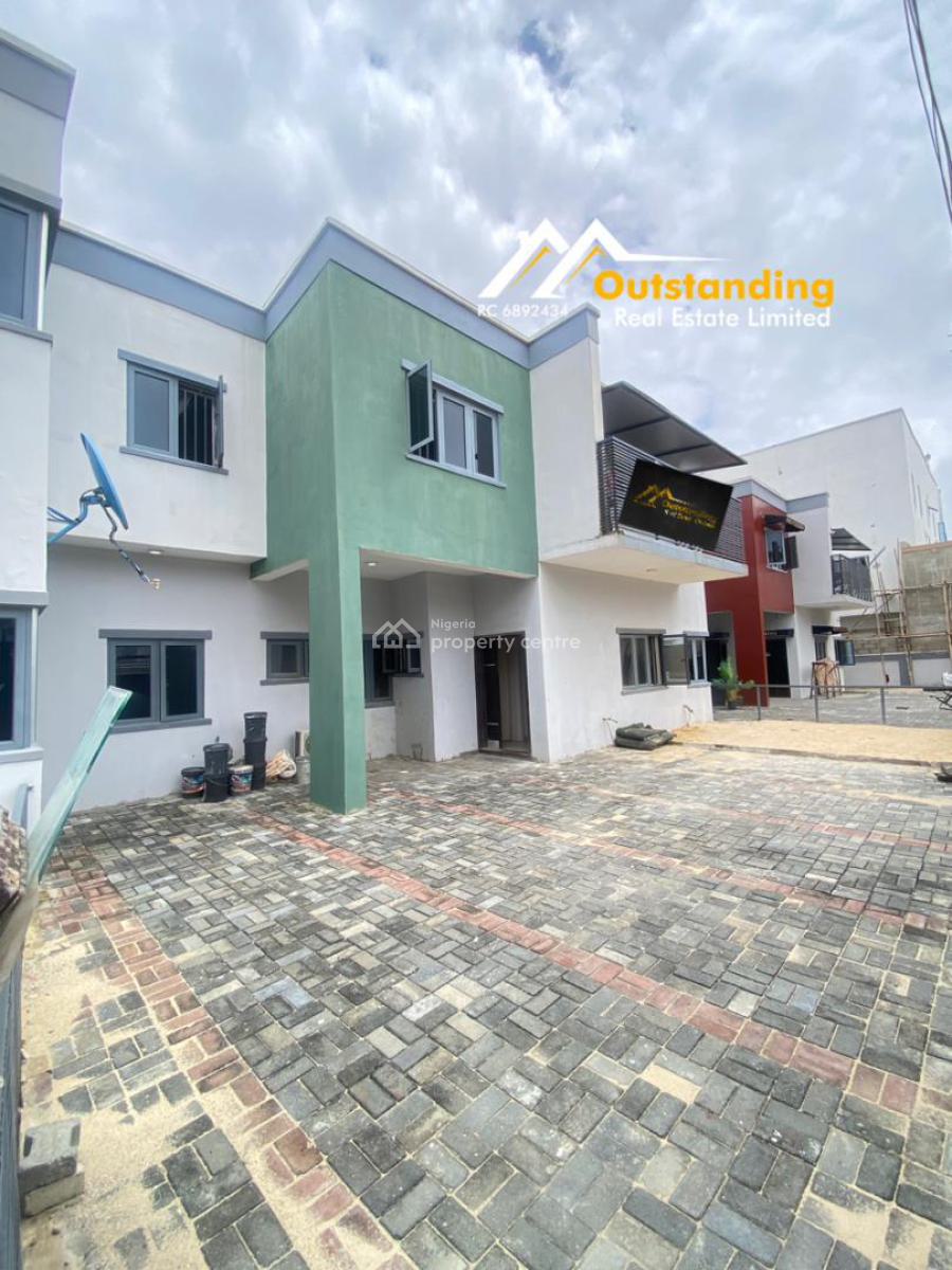 Spacious 4 Bedroom Terrace Duplex with Its Own Compound and a Room Bq, Ologolo, Ologolo, Lekki, Lagos, Terraced Duplex for Sale