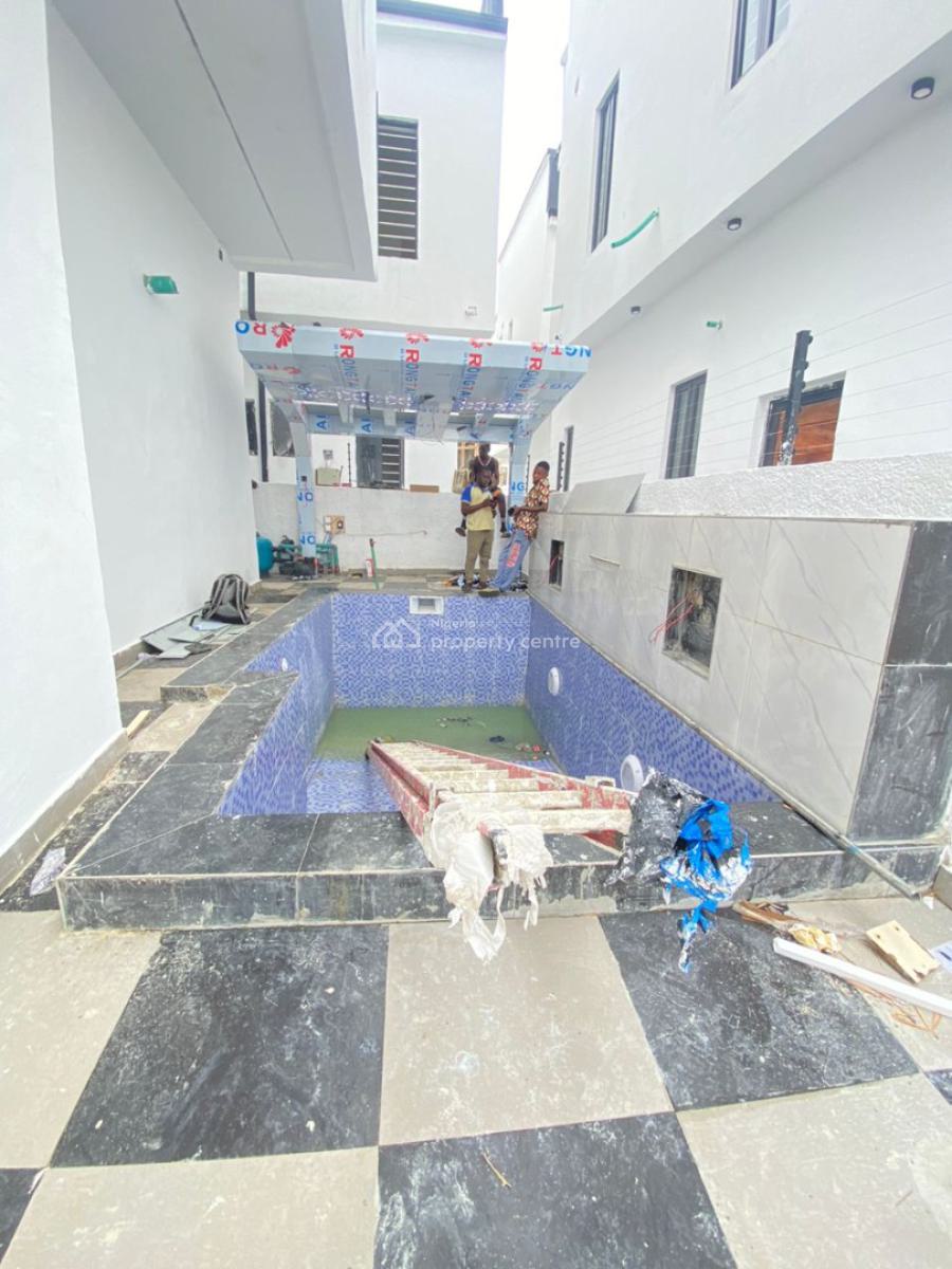 Lovely Built 5 Bedroom Fully Detached Duplex with Bq in a Prestigious Location, Ajah, Lagos, Detached Duplex for Sale