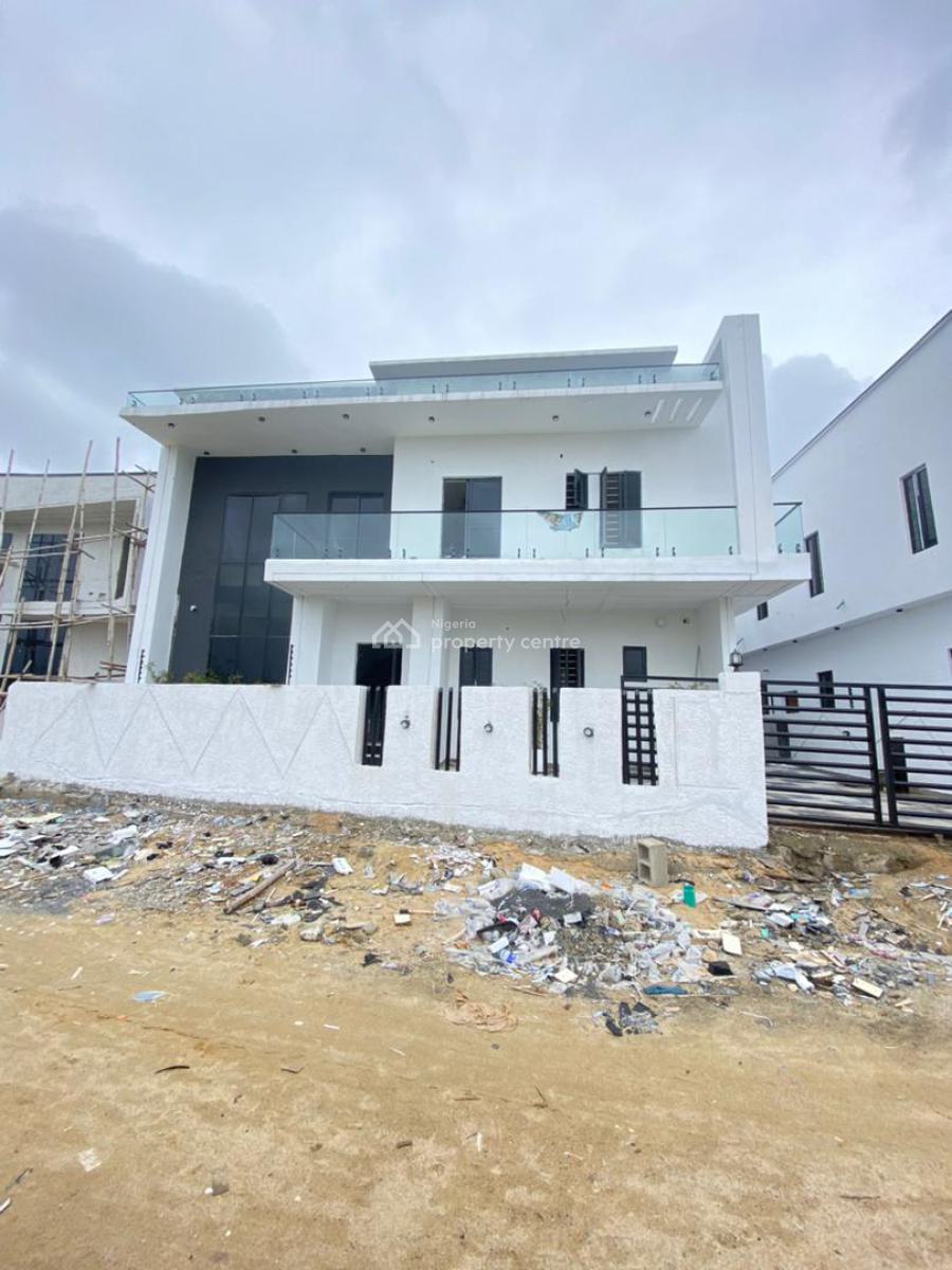 Lovely Built 5 Bedroom Fully Detached Duplex with Bq in a Prestigious Location, Ajah, Lagos, Detached Duplex for Sale