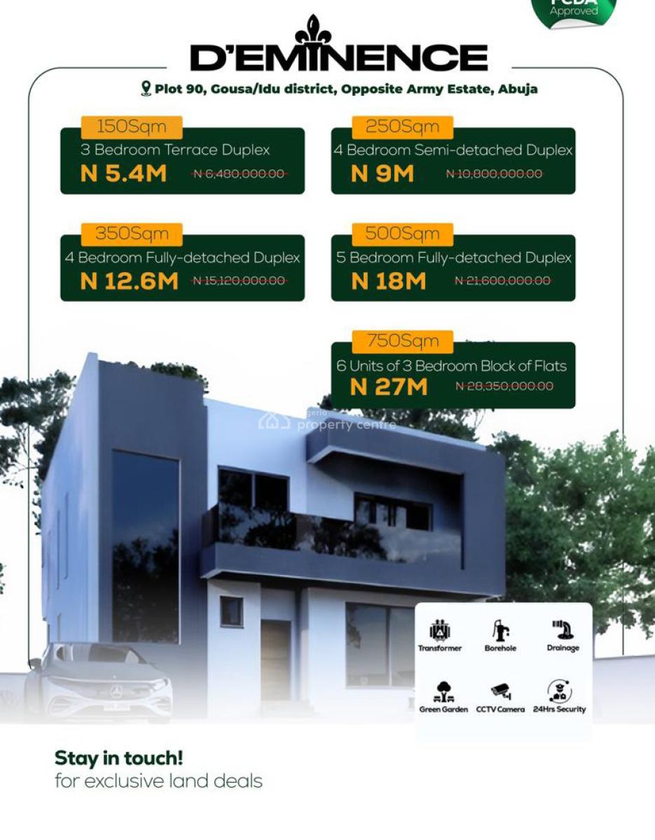 Strategically Located Land, Idu Industrial, Abuja, Residential Land for Sale