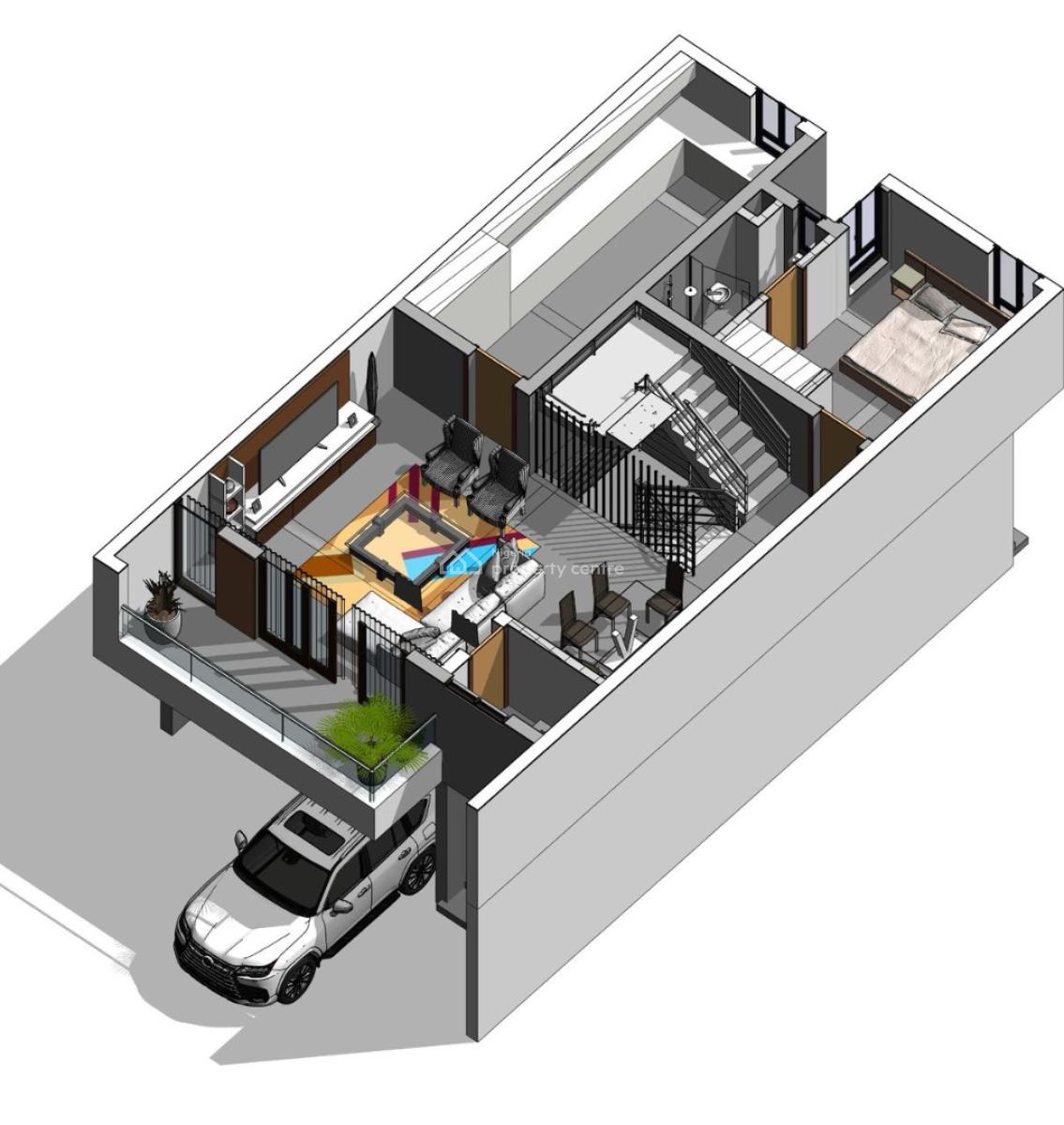 Best Offplan 4 Bedroom Terrace with Ocean View, Ahmadu Bello, Victoria Island (vi), Lagos, Terraced Duplex for Sale