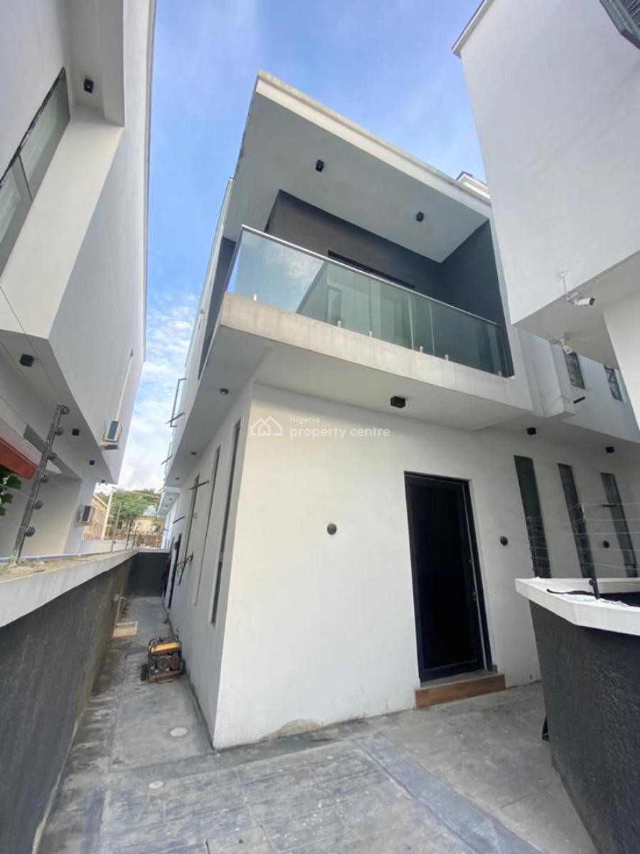 4 Bedroom Semi-detached Duplex in a Secured Estate, Chevron, Lekki Phase 2, Lekki, Lagos, Semi-detached Duplex for Sale