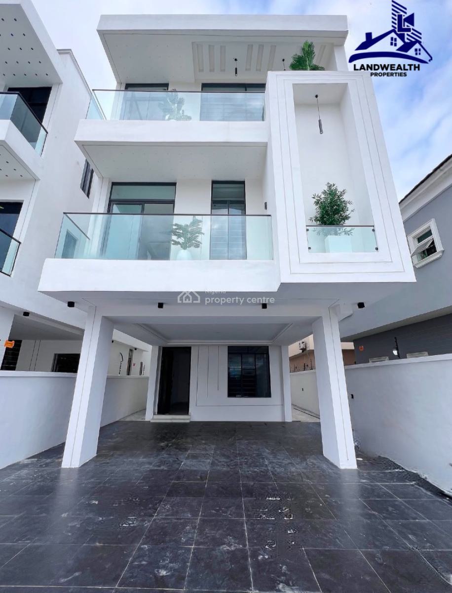 Contemporary 5 Bedroom Fully Detached with Swimming Pool, Chevron, Lekki, Lagos, Detached Duplex for Sale