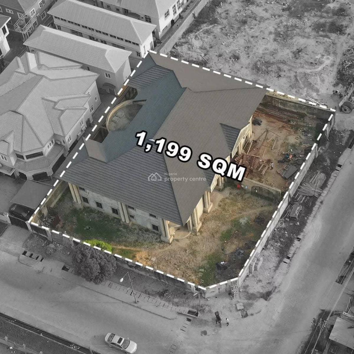 1,199 Sqm of Land with Structure (corner-piece), Lekki Phase 1, Lekki, Lagos, Residential Land for Sale