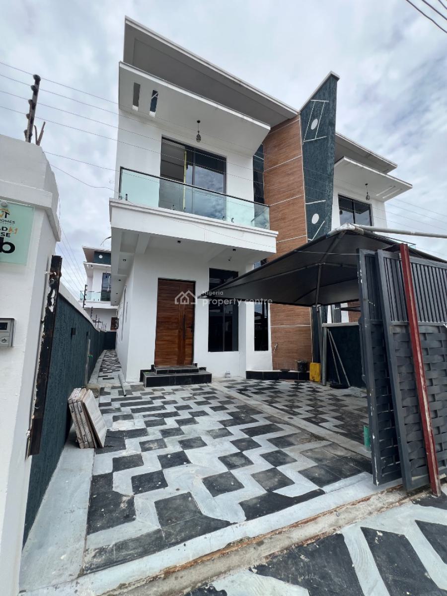 Lovely Finished Luxury 4 Bed Semi- Detached Duplex with Bq, Sangotedo, Ajah, Lagos, Semi-detached Duplex for Sale