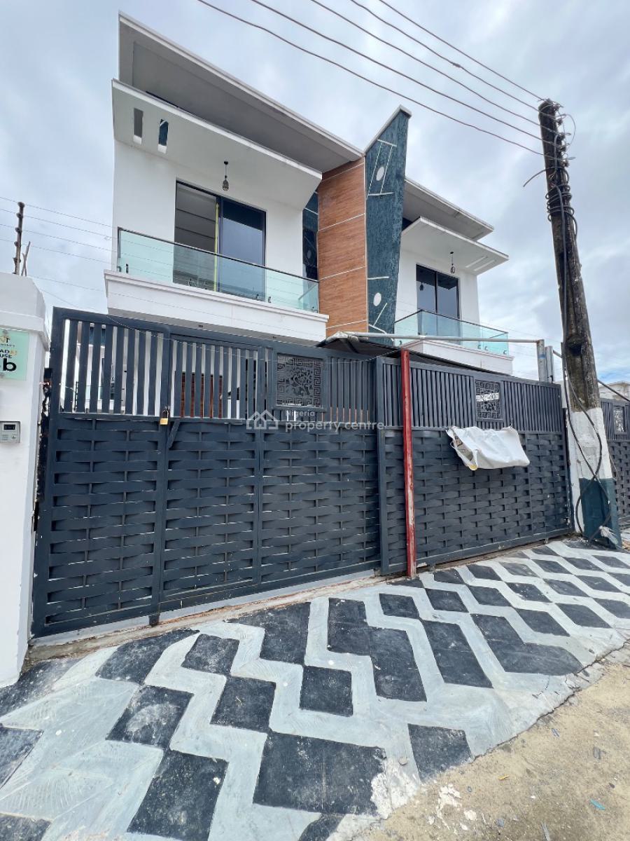 Lovely Finished Luxury 4 Bed Semi- Detached Duplex with Bq, Sangotedo, Ajah, Lagos, Semi-detached Duplex for Sale