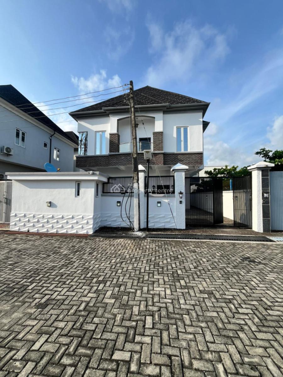 Luxury and Spacious 5 Bedroom Fully-detached Duplex with Bq, Chevy View Estate Chevron Drive, Lekki Expressway, Lekki, Lagos, Detached Duplex for Rent
