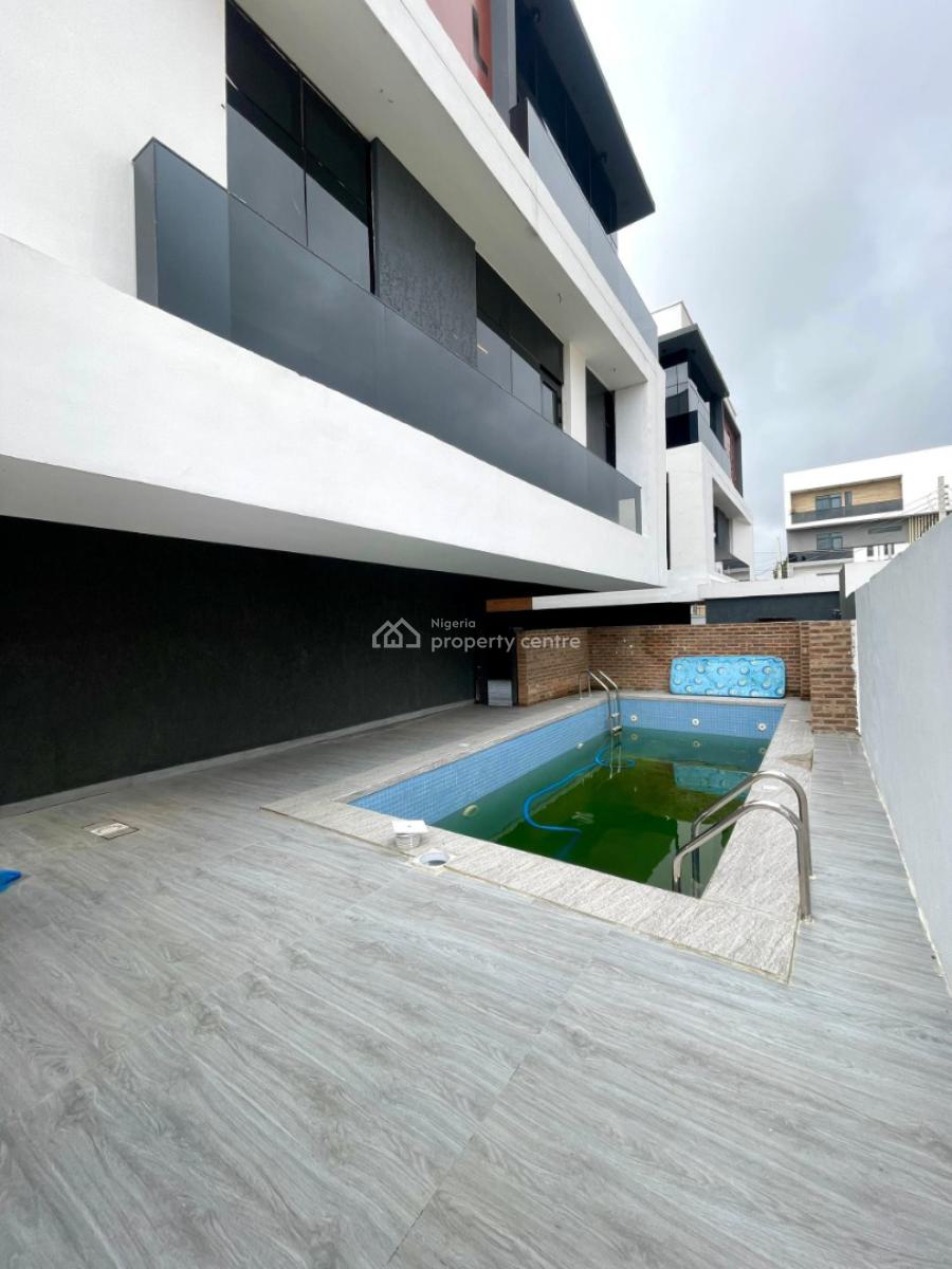 Contemporary Luxury 4 Bedrooms Terraced Duplex with Swimming Pool, Gym, Lekki Phase 1, Lekki, Lagos, Terraced Duplex for Sale