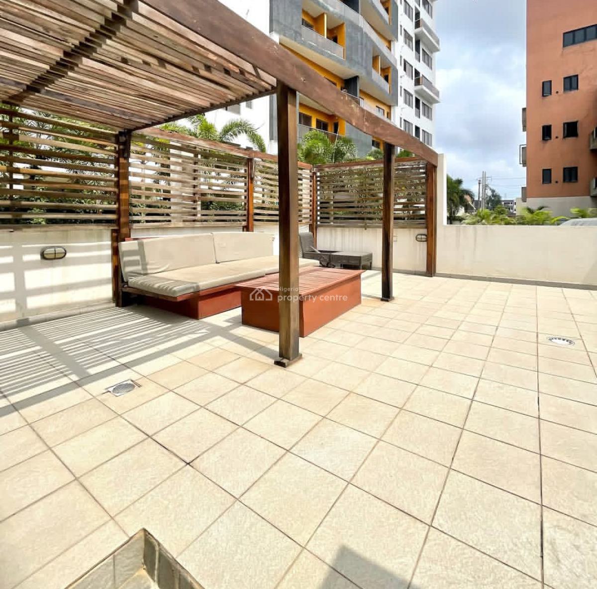Unfurnished Service 4 Bedroom Terrace Duplex, Osborne Foreshore Estate By Wre, Osborne, Ikoyi, Lagos, Terraced Duplex for Rent