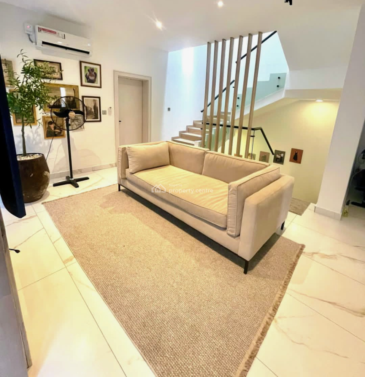 Unfurnished Service 4 Bedroom Terrace Duplex, Osborne Foreshore Estate By Wre, Osborne, Ikoyi, Lagos, Terraced Duplex for Rent