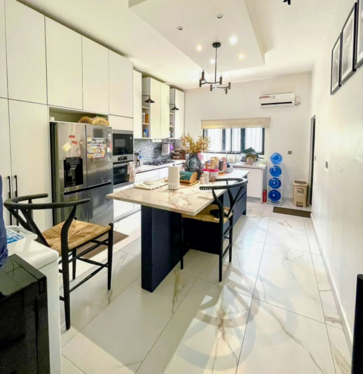 Unfurnished Service 4 Bedroom Terrace Duplex, Osborne Foreshore Estate By Wre, Osborne, Ikoyi, Lagos, Terraced Duplex for Rent