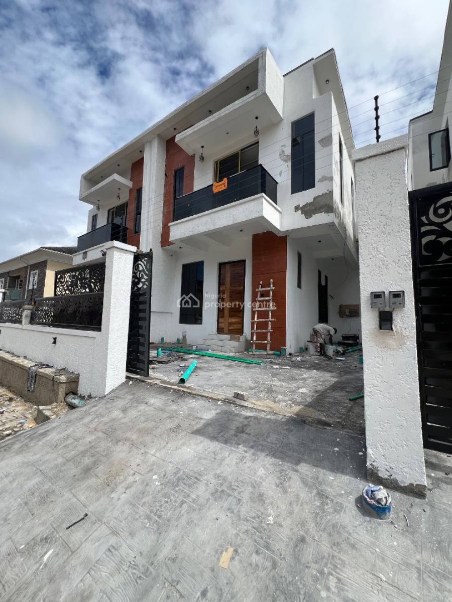 Exquisitely Built 4 Bedrooms Luxury  Semi Detached Home with a Bq, Sangotedo, Ajah, Lagos, Semi-detached Duplex for Sale