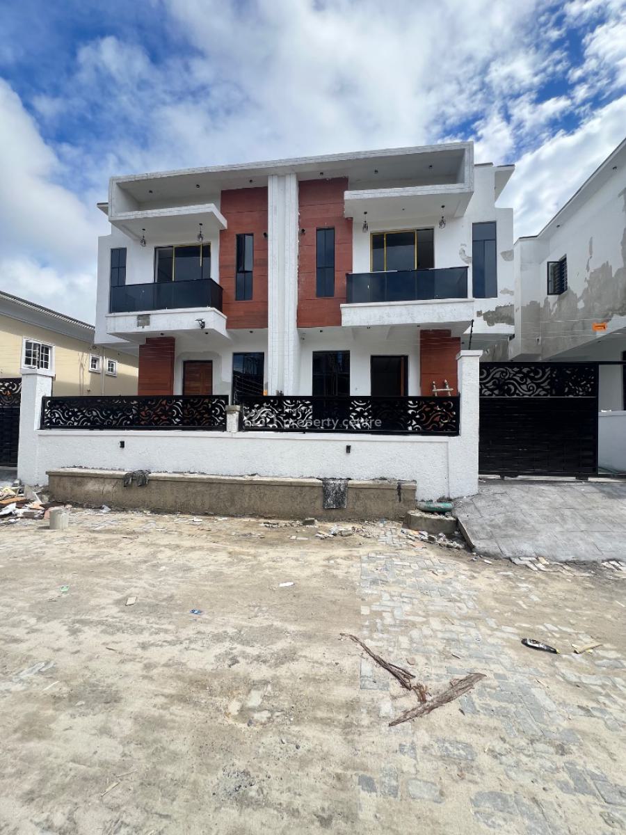 Exquisitely Built 4 Bedrooms Luxury  Semi Detached Home with a Bq, Sangotedo, Ajah, Lagos, Semi-detached Duplex for Sale