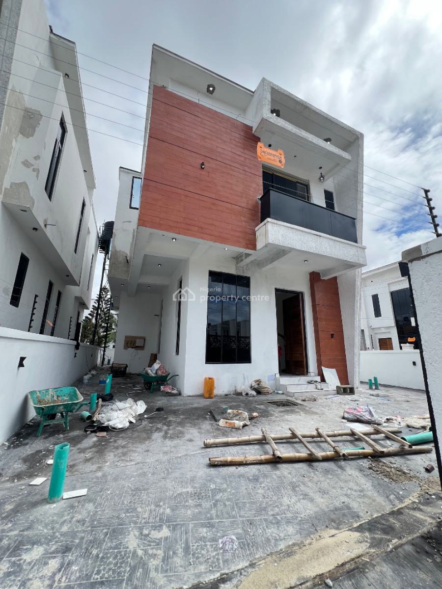 Exquisitely Built 4 Bedrooms Fully Detached Home with a Bq, Sangotedo, Ajah, Lagos, Detached Duplex for Sale